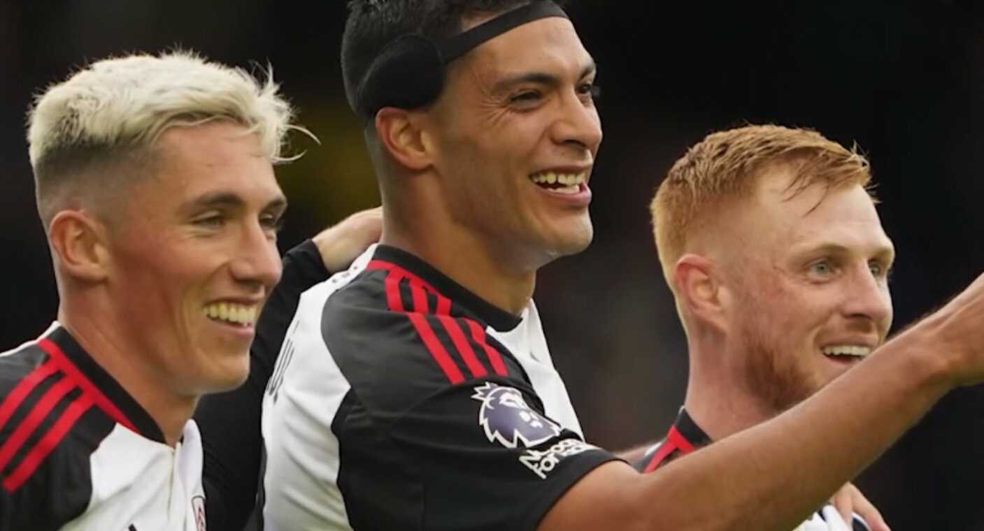 Raúl Jiménez anota su primer gol con el Fulham en duelo amistoso