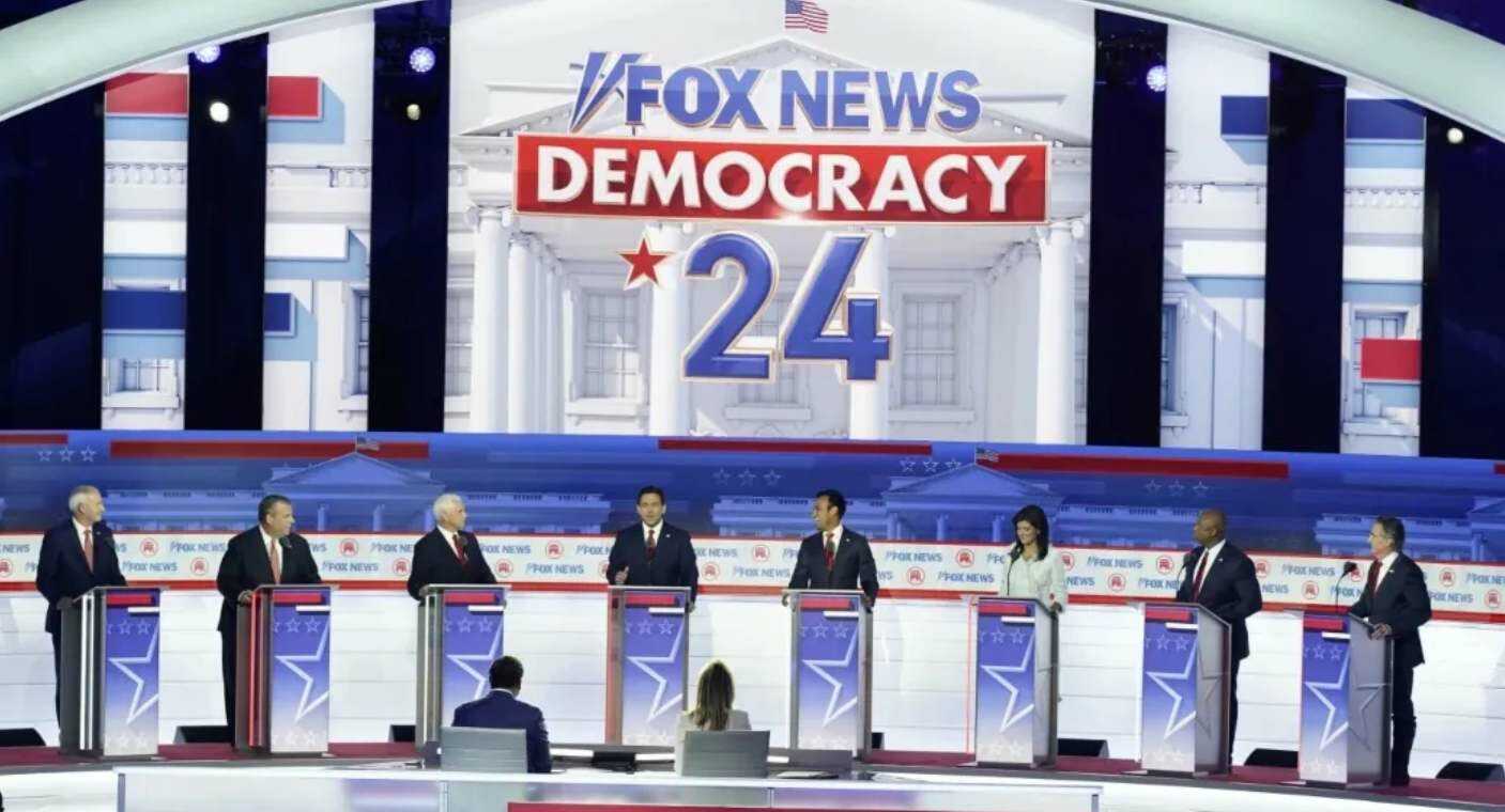 Republicanos atacan a Biden y apoyan a Trump, ausente en primer debate rumbo a 2024