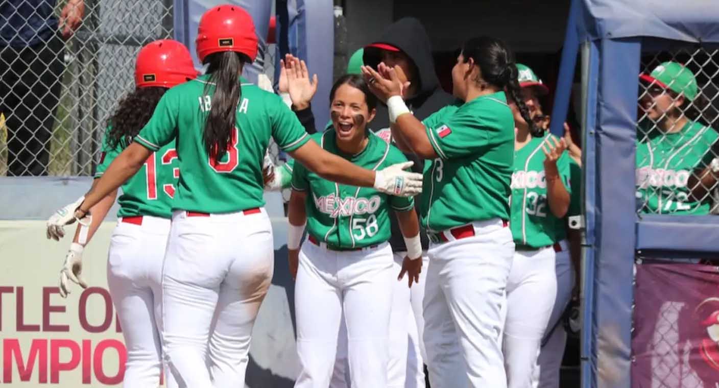 México logra primer triunfo en Copa Mundial de Beisbol Femenil