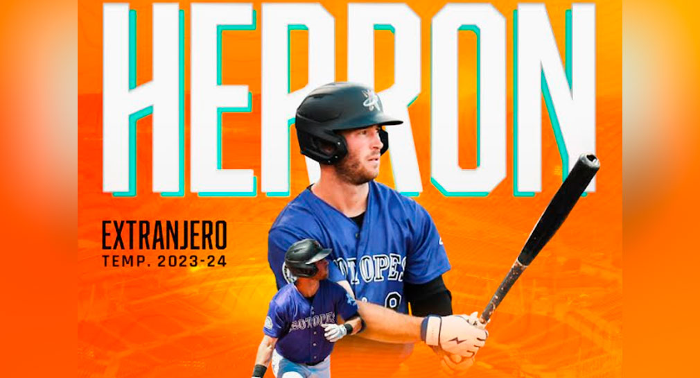 Jimmy Herron es el nuevo refuerzo extranjero de Naranjeros de Hermosillo