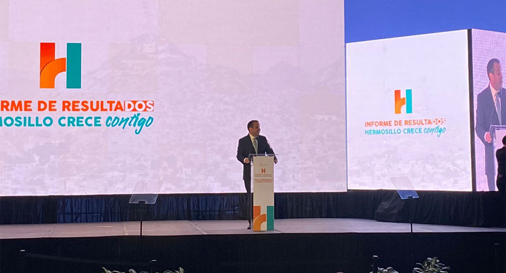 Avances en seguridad, medio ambiente e inversión pública en Hermosillo presenta Antonio Astiazarán, en su segundo informe de gobierno