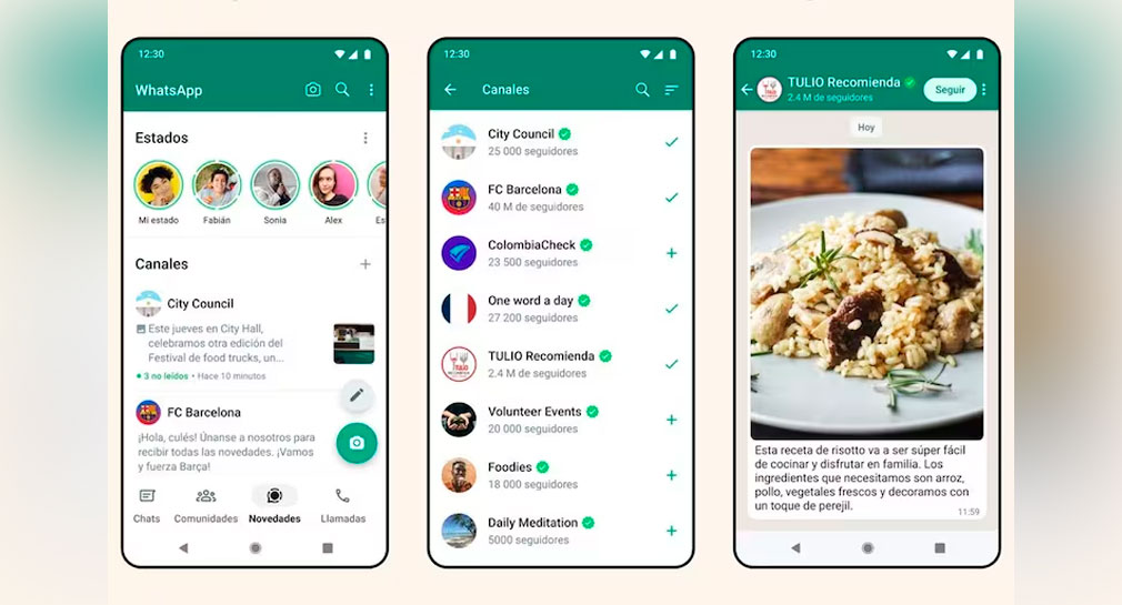WhatsApp copia a Telegram e Instagram y lanza función de Canales