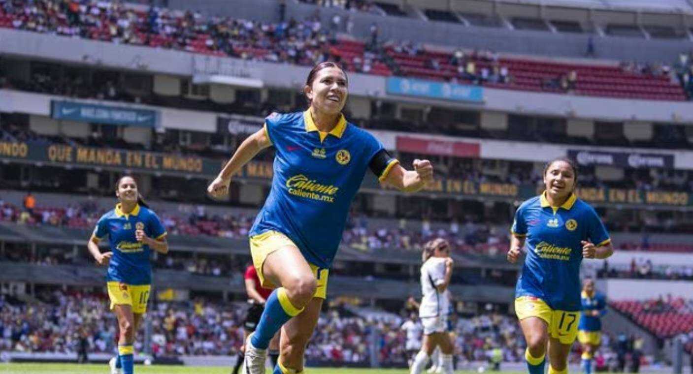 América Femenil consigue triunfo ante Real Madrid en el Estadio Azteca