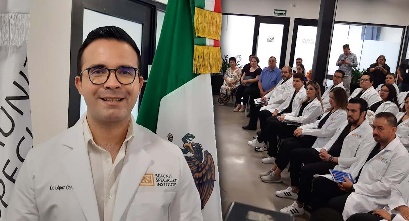 Inaugura Dr. López Carrillo su academia Beaunit Specialist Institute BSI en Hermosillo; conoce su oferta educativa