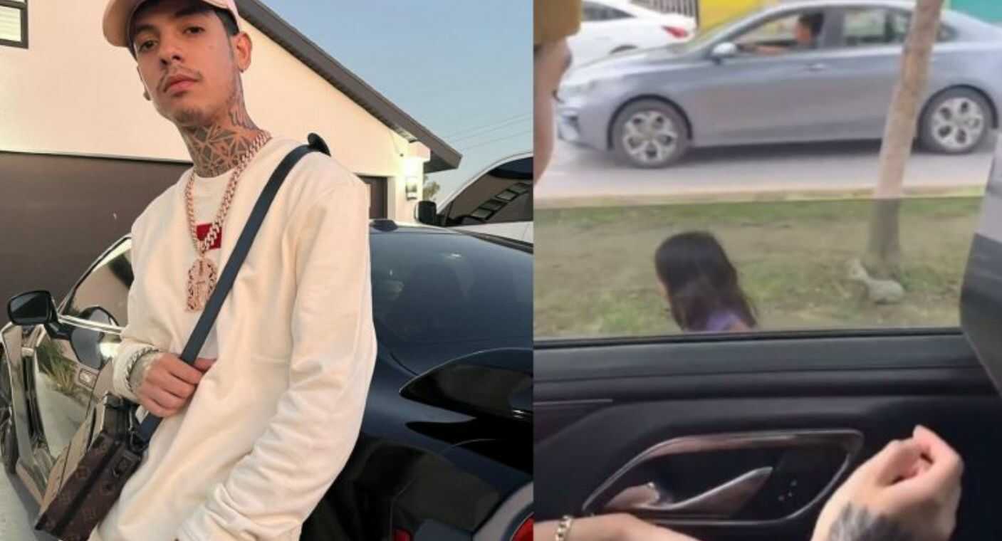 Regala Natanael Cano paca de billetes a niña en semáforo: “Es humilde, feliz y es bueno”, dicen en comentarios (VIDEO)
