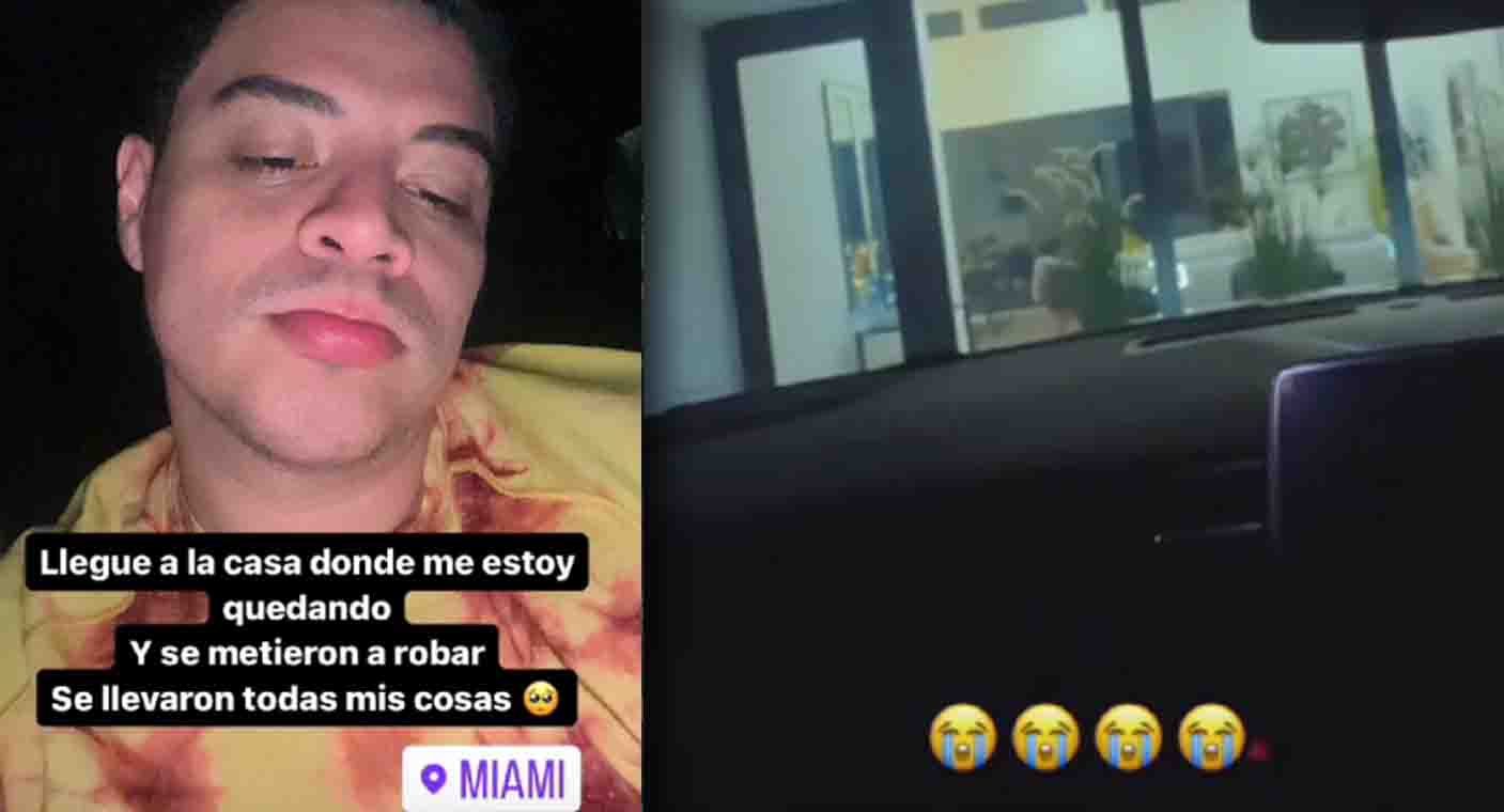 Roban a Eduin Caz en su residencia de Miami: ‘Se llevaron relojes, cadenas y mi ropa’ (VIDEO)