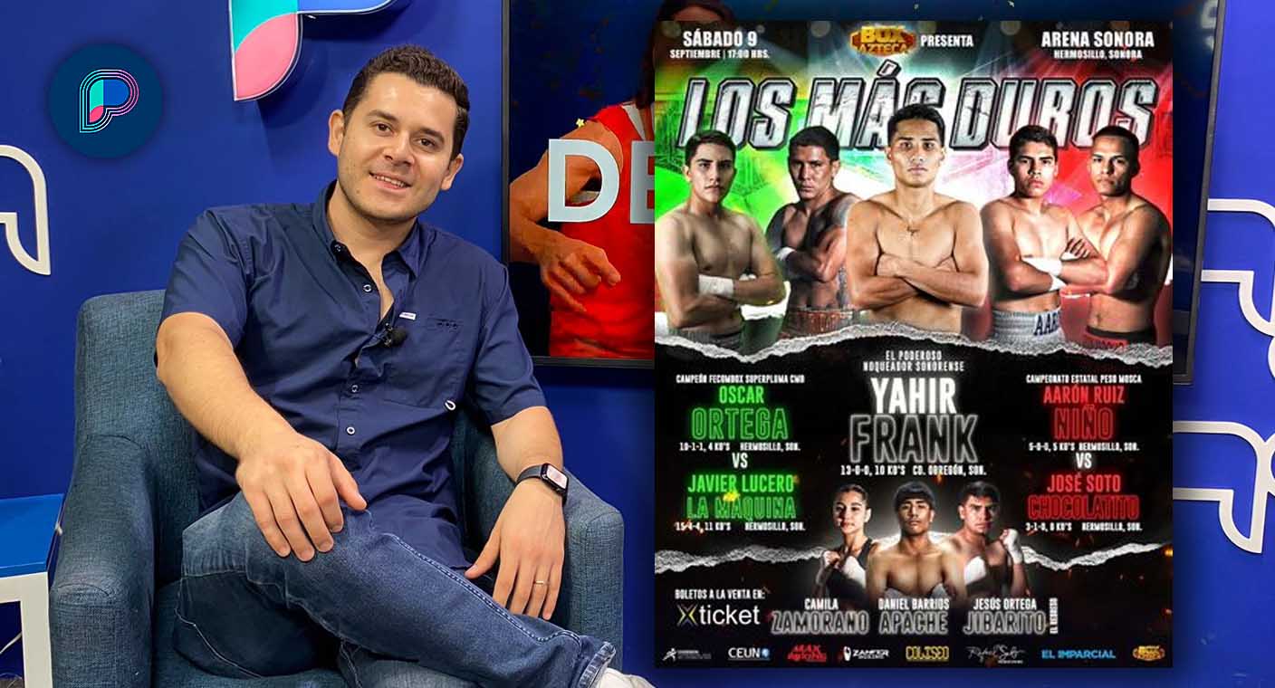 Diego Soto Gutiérrez invita a evento de boxeo ‘Los Más Duros’ este sábado en Hermosillo