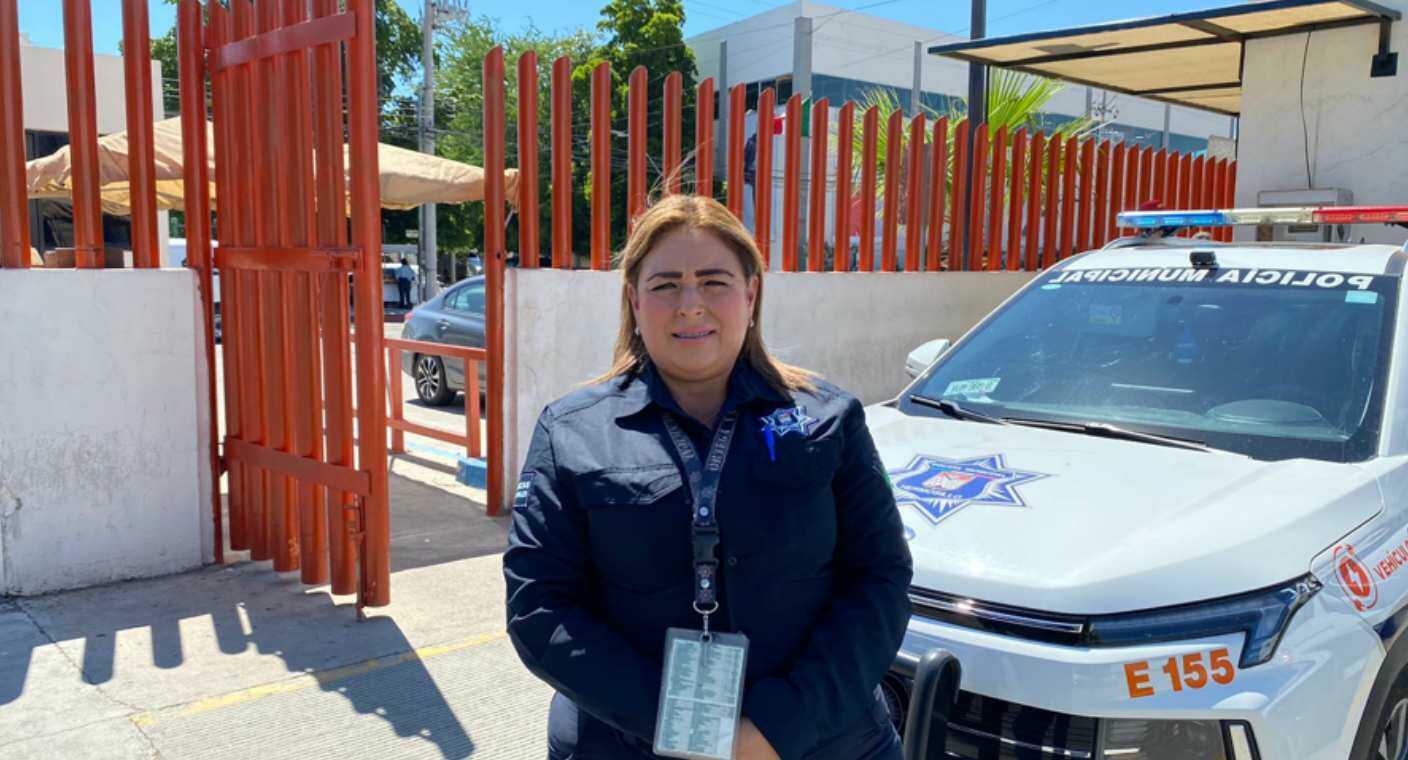 Una policía de acciones extraordinarias, María del Carmen Ortega salvó a dos personas en menos de seis horas en Hermosillo