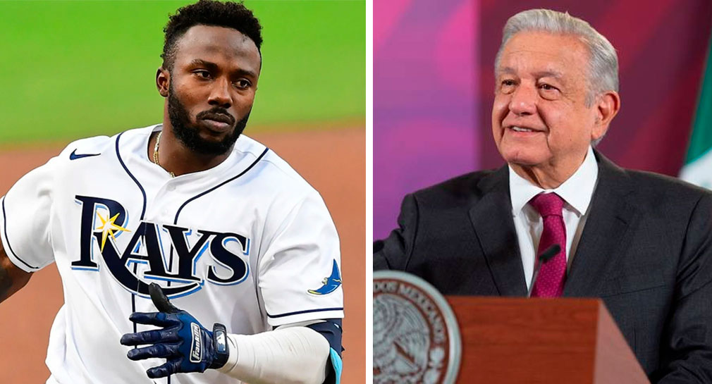 Randy Arozarena reta a AMLO a jugar un partido de beisbol “donde él quiera”