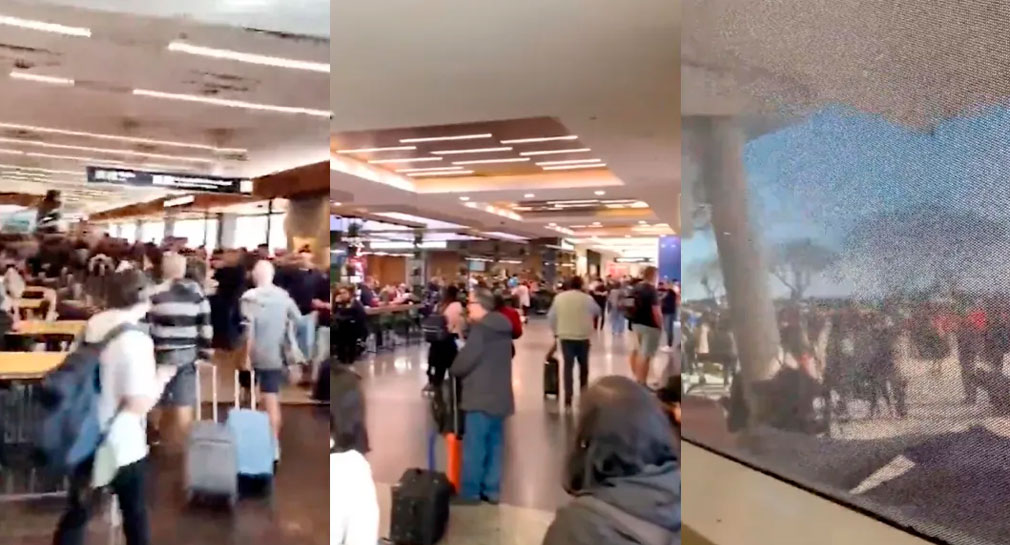 Desalojan aeropuerto de Buenos Aires por amenaza de bomba, suspenden vuelos (VIDEO)