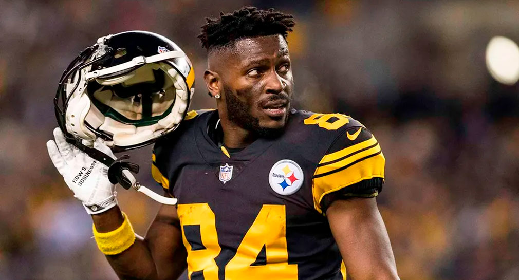 Detienen a Antonio Brown, exreceptor de los Steelers, por no pagar manutención de sus hijos