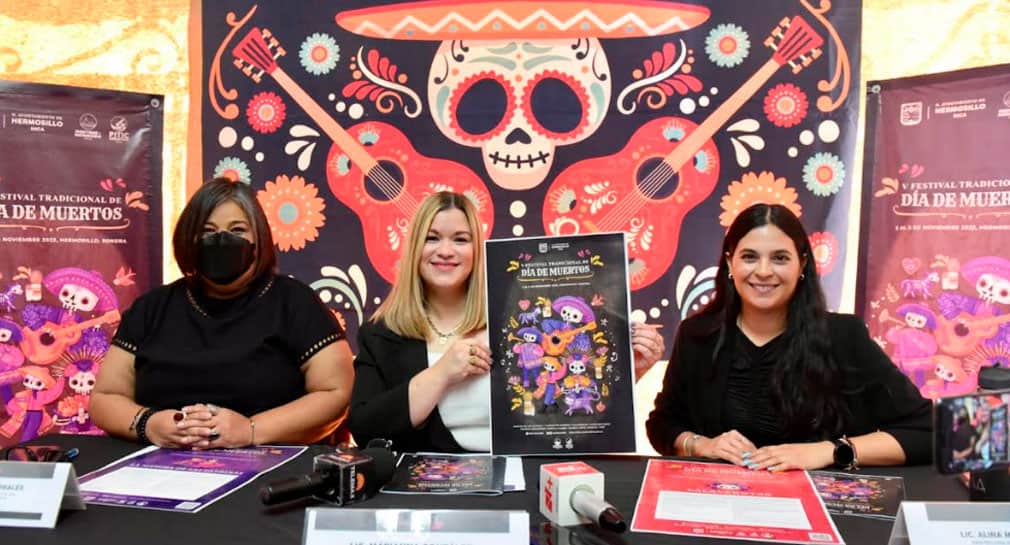 Habrá ofrenda, marcha de catrinas, presentaciones artísticas y más durante Festival del Día de Muertos en Hermosillo