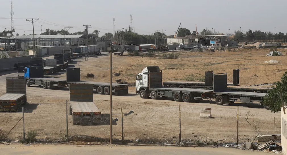 Abren paso fronterizo entre Egipto y Gaza para entrada de ayuda humanitaria
