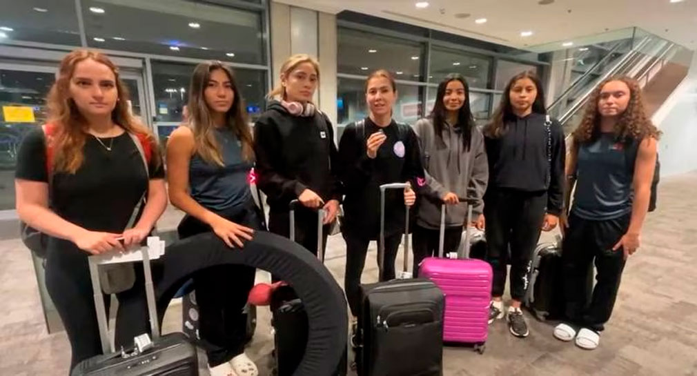 “Vamos a casa”: Equipo de gimnasia rítmica que estaba en Israel ya regresa a México