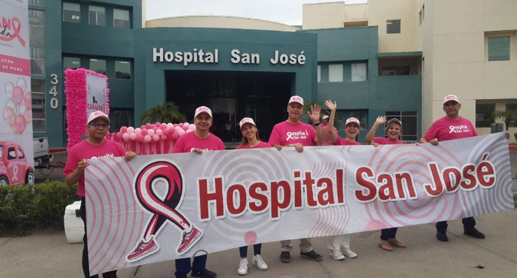 Realiza Hospital San José su novena Caravana por la Vida en Hermosillo, para concientizar sobre prevención y atención del cáncer de mama