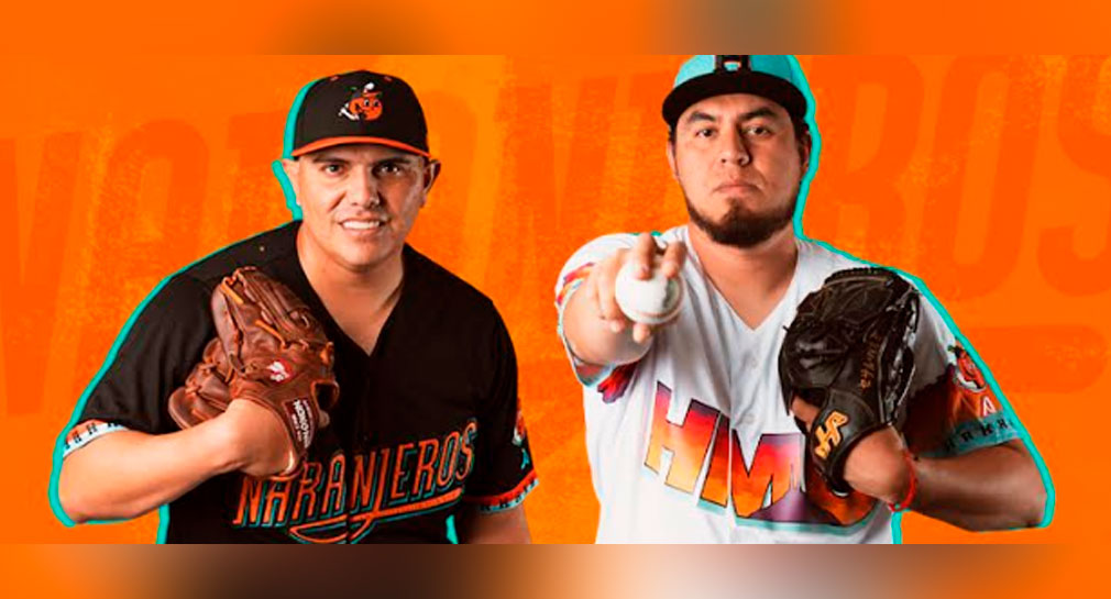 Juan Pablo Oramas y César Vargas serán los abridores de Naranjeros en jornadas inaugurales de la LMP