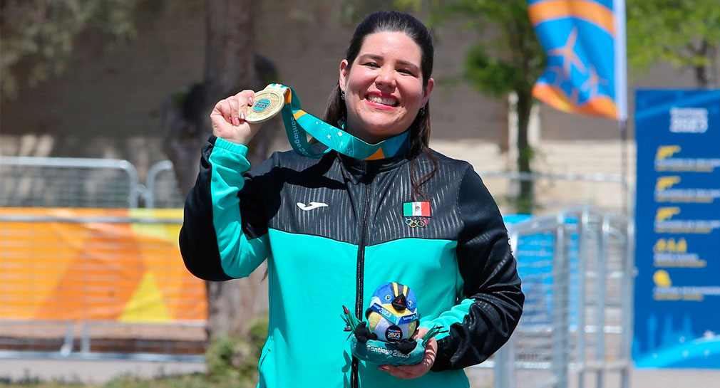 Con récord incluido, Alejandra Zavala gana oro en tiro deportivo de Panamericanos Santiago 2023