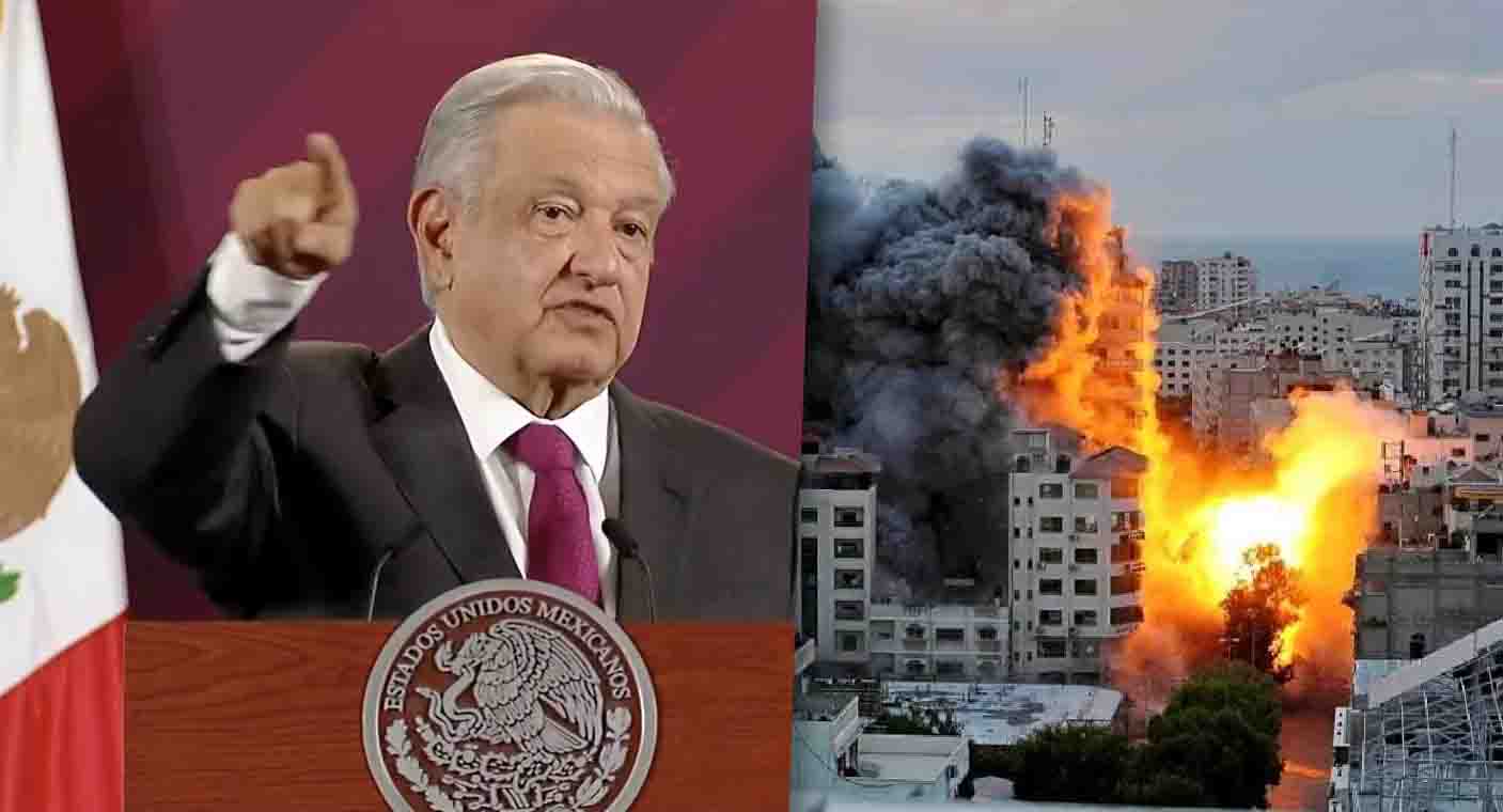 Confirma AMLO tres mexicanos desaparecidos en medio de la guerra en Israel; ‘Estamos a favor de la paz’
