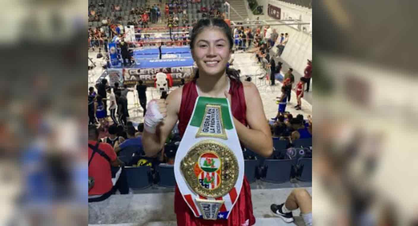 Gana Odaliz Alexandra Corzo, estudiante de Cecyte Sonora, primer lugar en torneo binacional de box