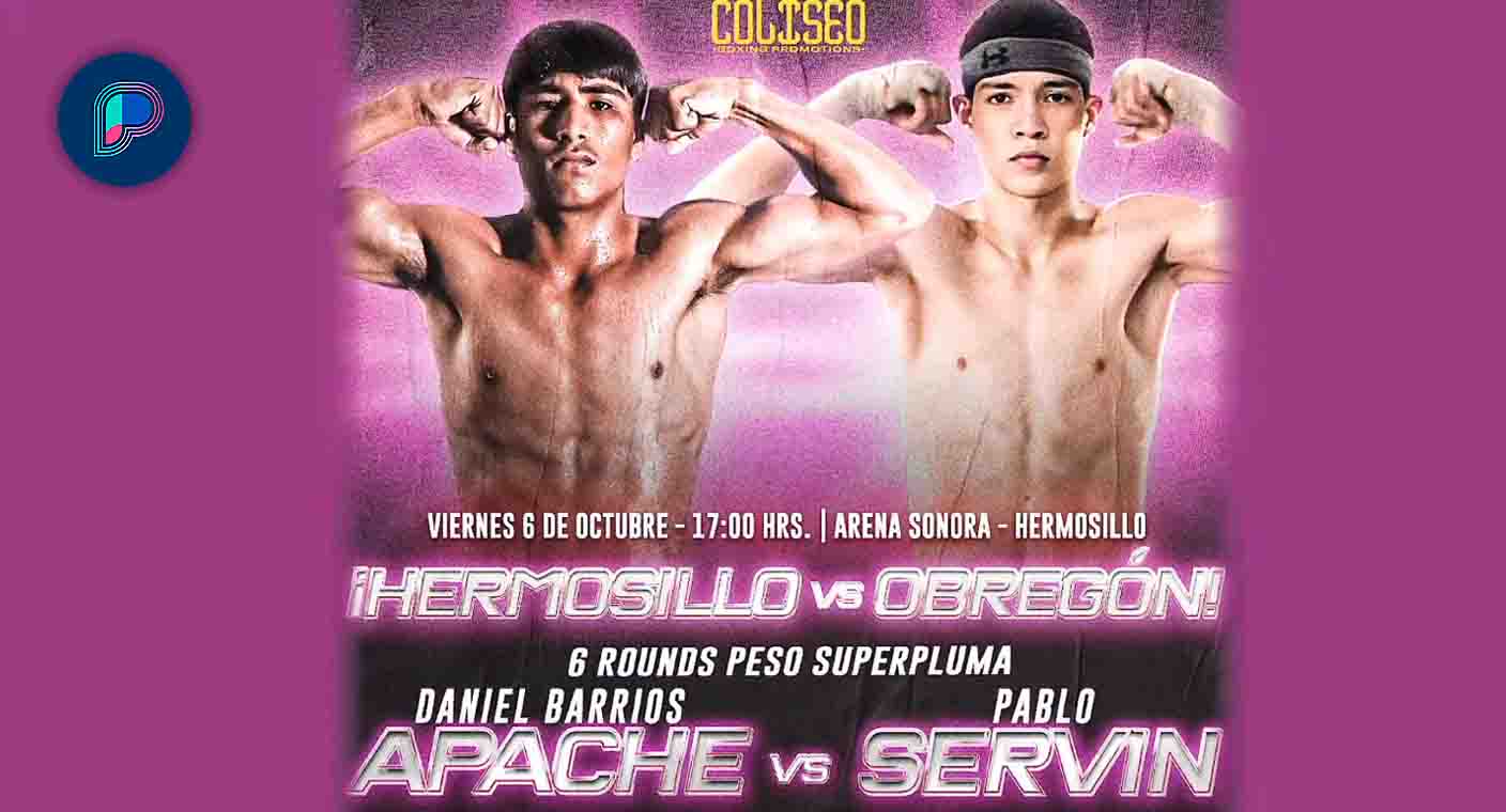 Boxeador hermosillense Daniel Barrios buscará ampliar su récord en función ‘Guerra contra el cáncer de mama’
