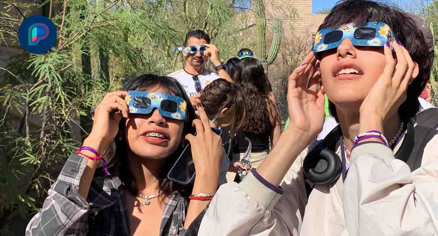 Hermosillenses se reúnen para observar el eclipse solar anular en el