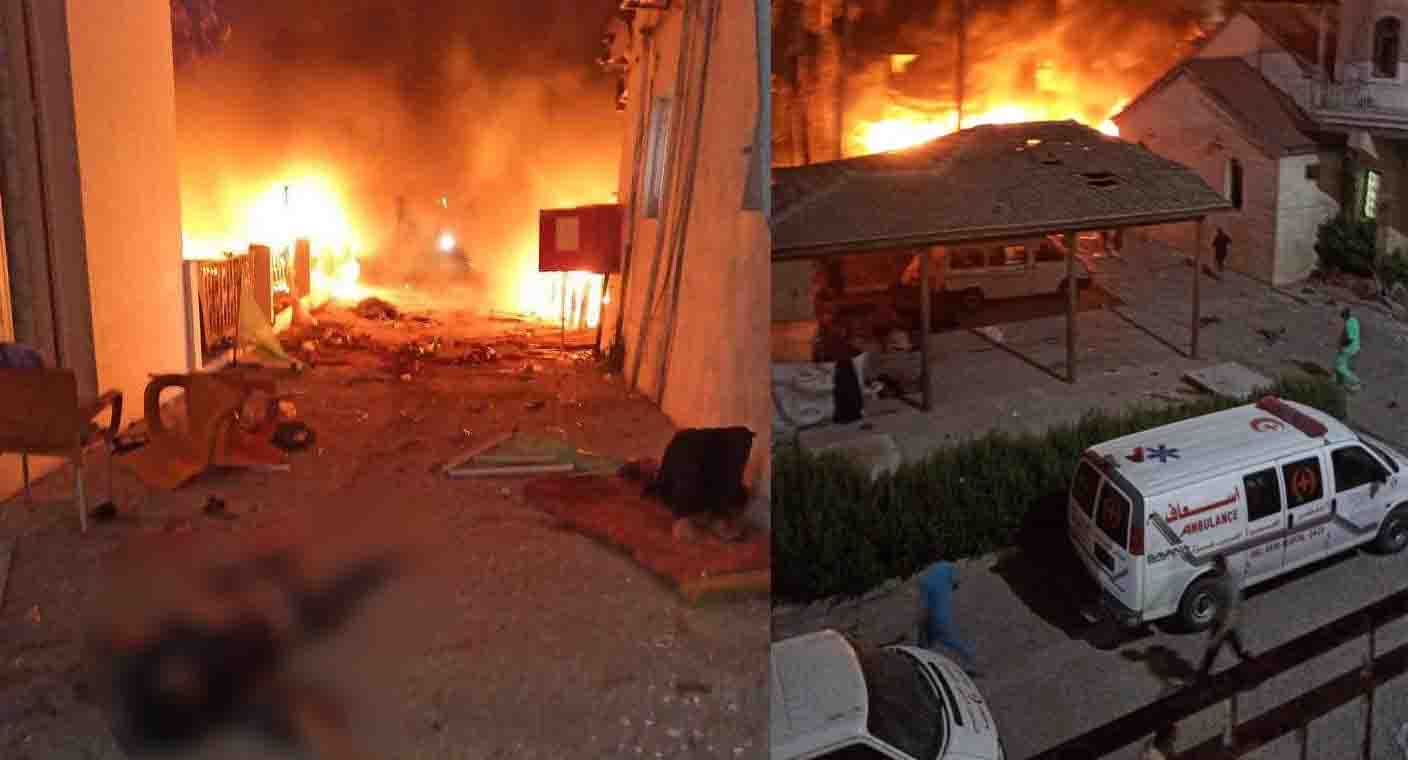 Al menos 500 muertos reporta Palestina tras presunto bombardeo de Israel en hospital en Gaza