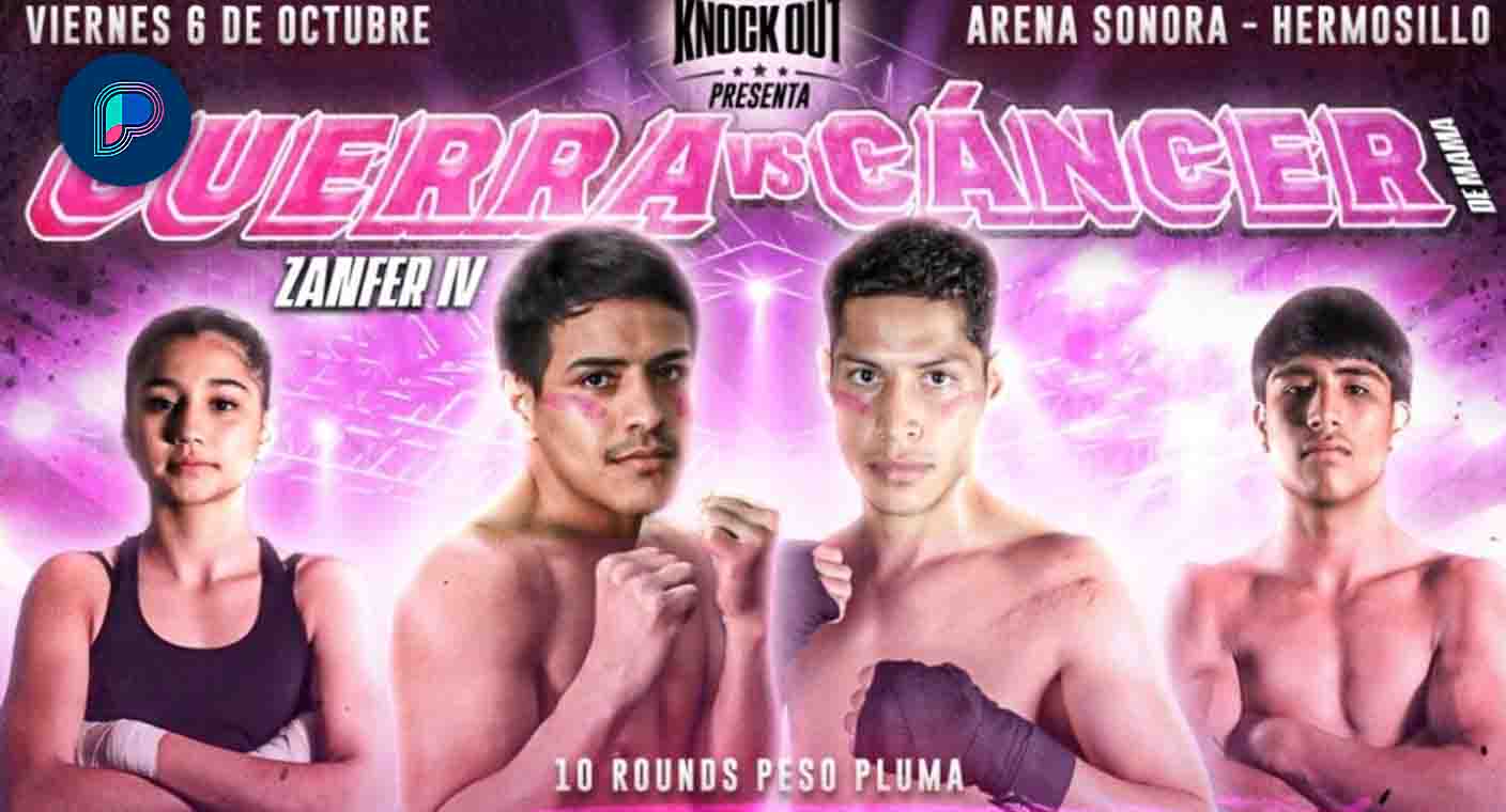Llévate un pase doble para la función de box ‘Guerra contra el cáncer de mama’ en Hermosillo