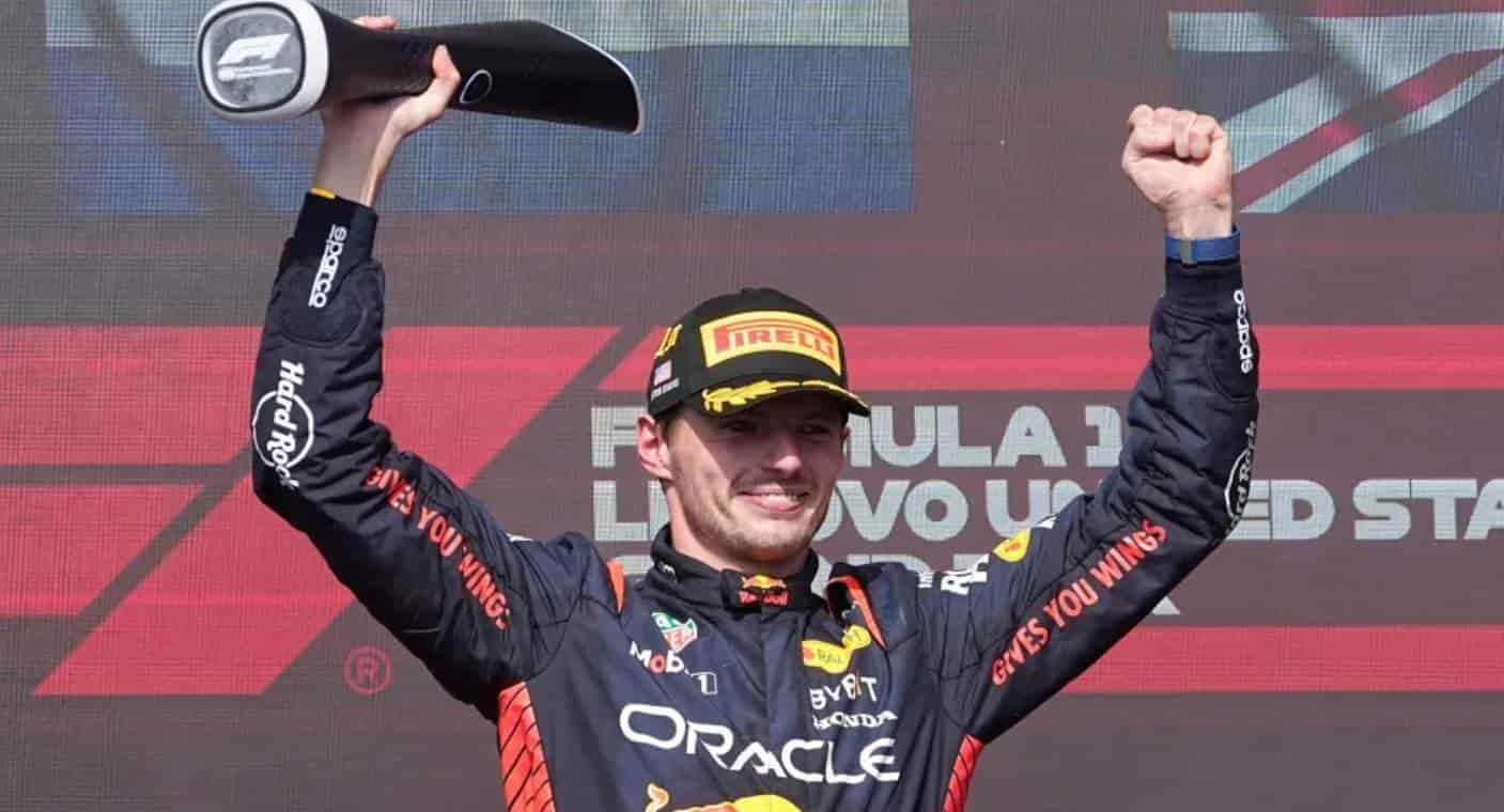 Max Verstappen se adueña del Gran Premio de EEUU y “Checo” Pérez termina en quinto lugar