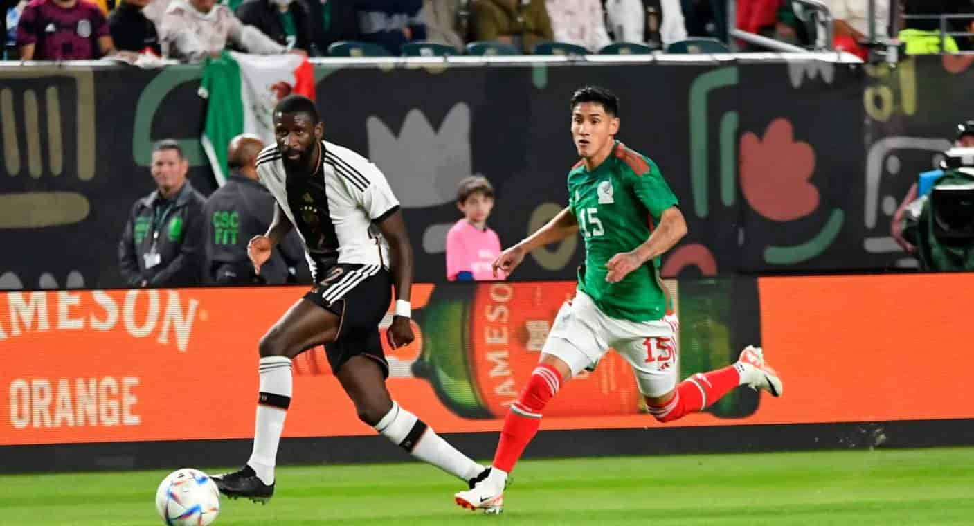 México empata a dos goles el amistoso con Alemania