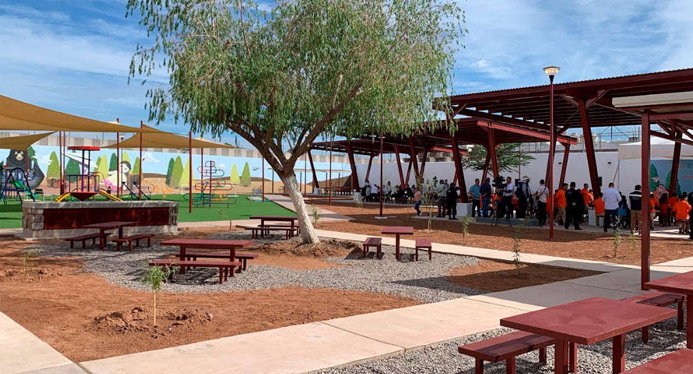 Remodelan área de visitas infantiles en Cereso 1 de Hermosillo, con inversión de 12 mdp