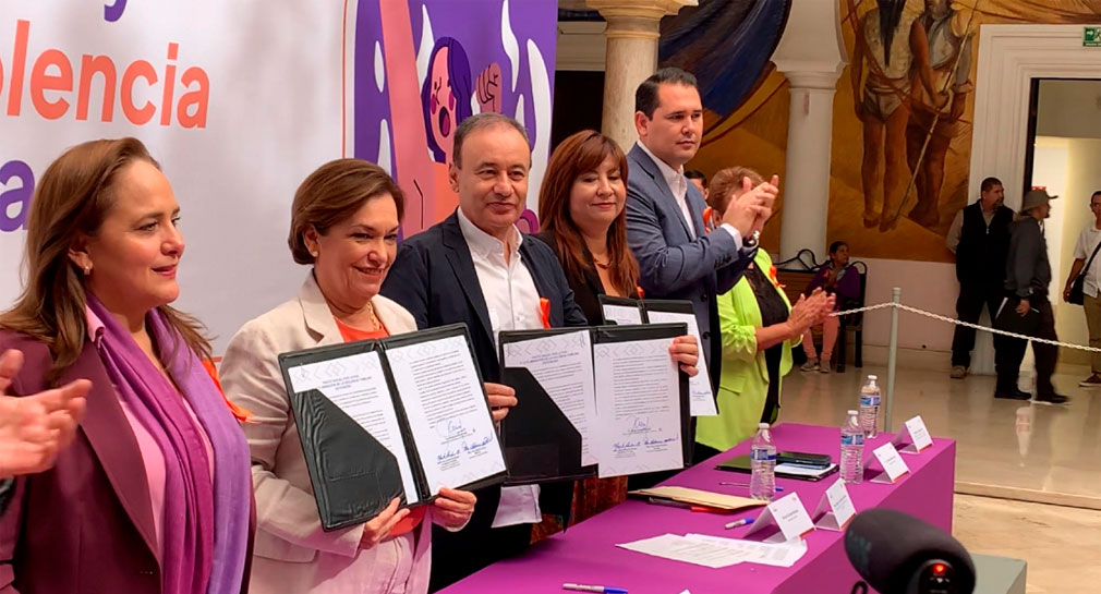 Sonora es 3° lugar nacional por reportes de violencia familiar en 2023, firman autoridades y organismos pacto para atender problemática