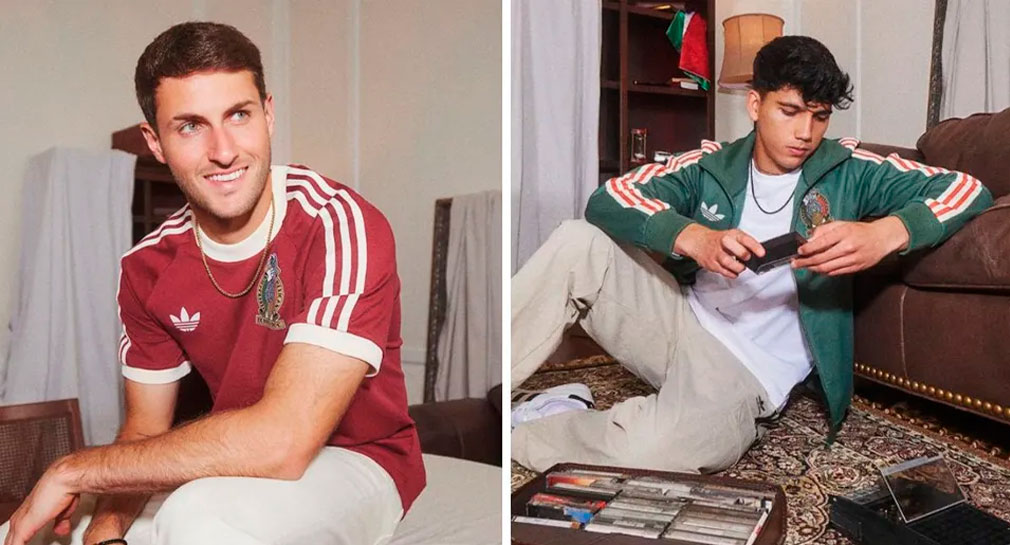 Presenta Adidas colección retro de uniforme de Selección Mexicana
