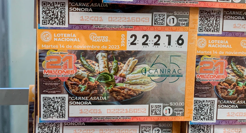 Buscan hermosillenses billete de carne asada de la Lotería Nacional, esperan repunte de ventas