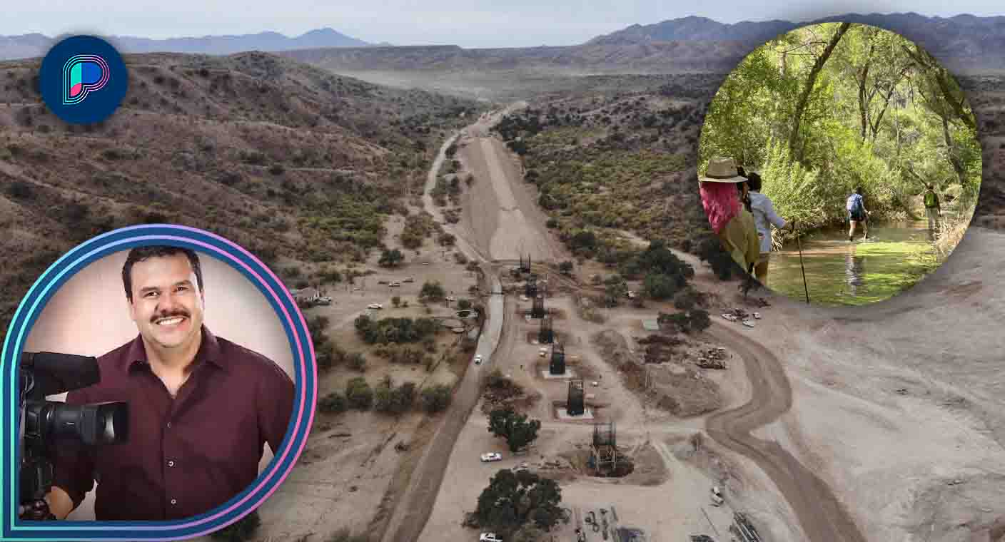 En secreto, gobierno de México construye tren en Sonora; afectará el Rancho El Aribabi, área natural protegida, río y viviendas: periodista