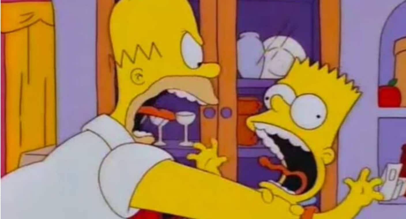 Los Simpson anuncian que Homero dejará de ahorcar a Bart