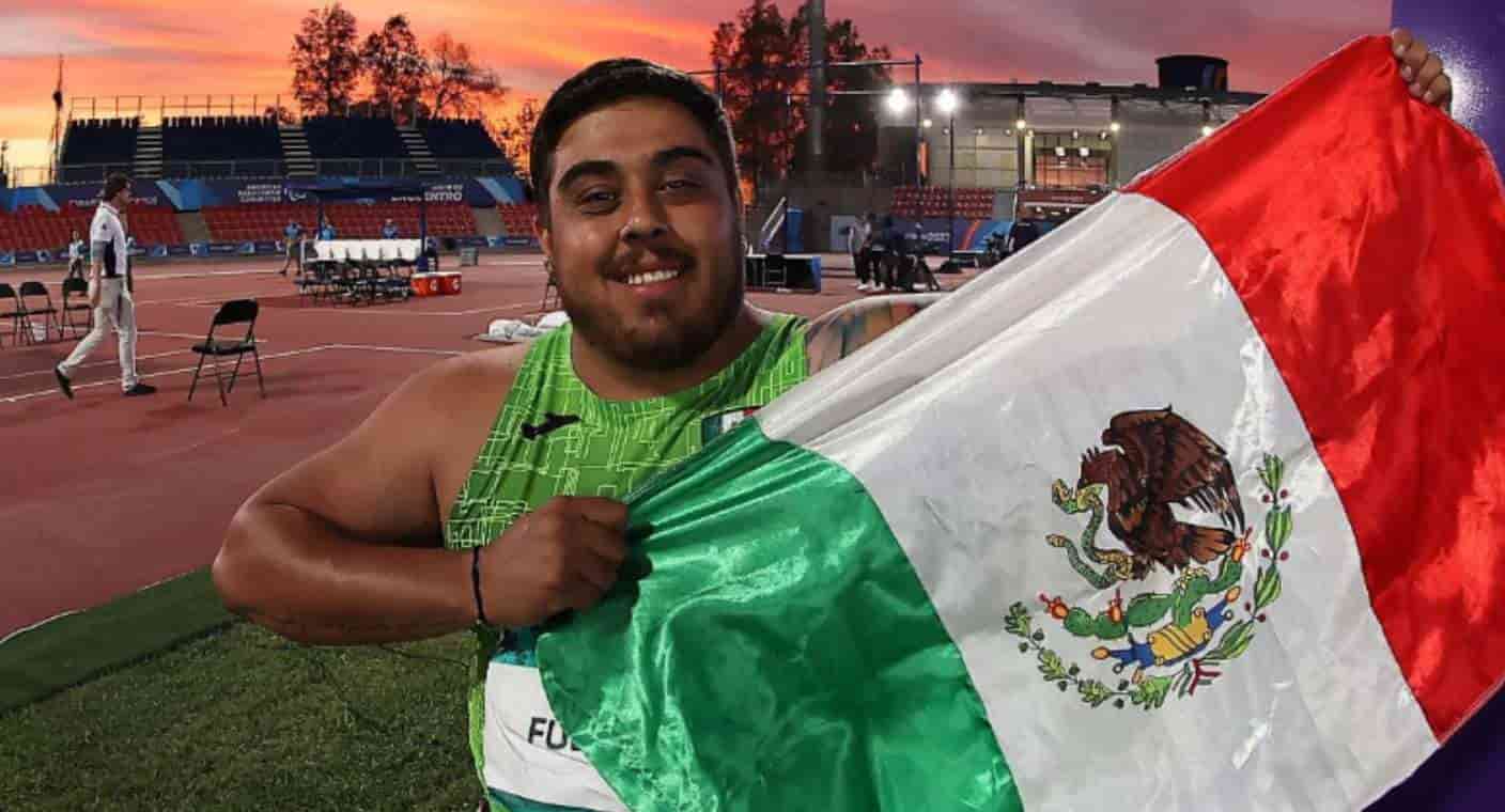 El sonorense Édgar Fuentes gana medalla oro en lanzamiento de jabalina en los Juegos Parapanamericanos Santiago 2023