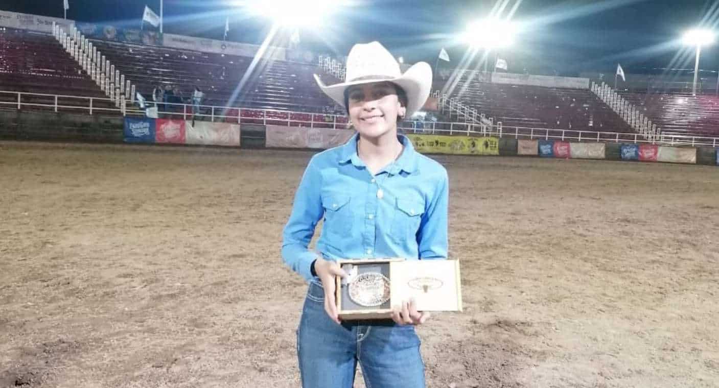 La sonorense Narell del Carmen Gámez obtiene primeros lugares en el Campeonato Nacional de Rodeo 2023