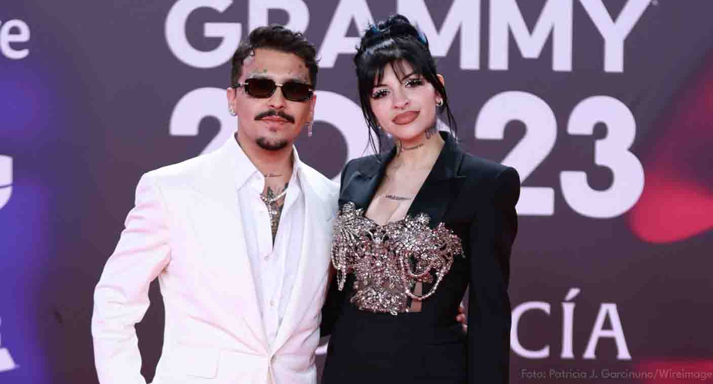 Muestra Christian Nodal por primera vez el rostro de su hija junto a Cazzu