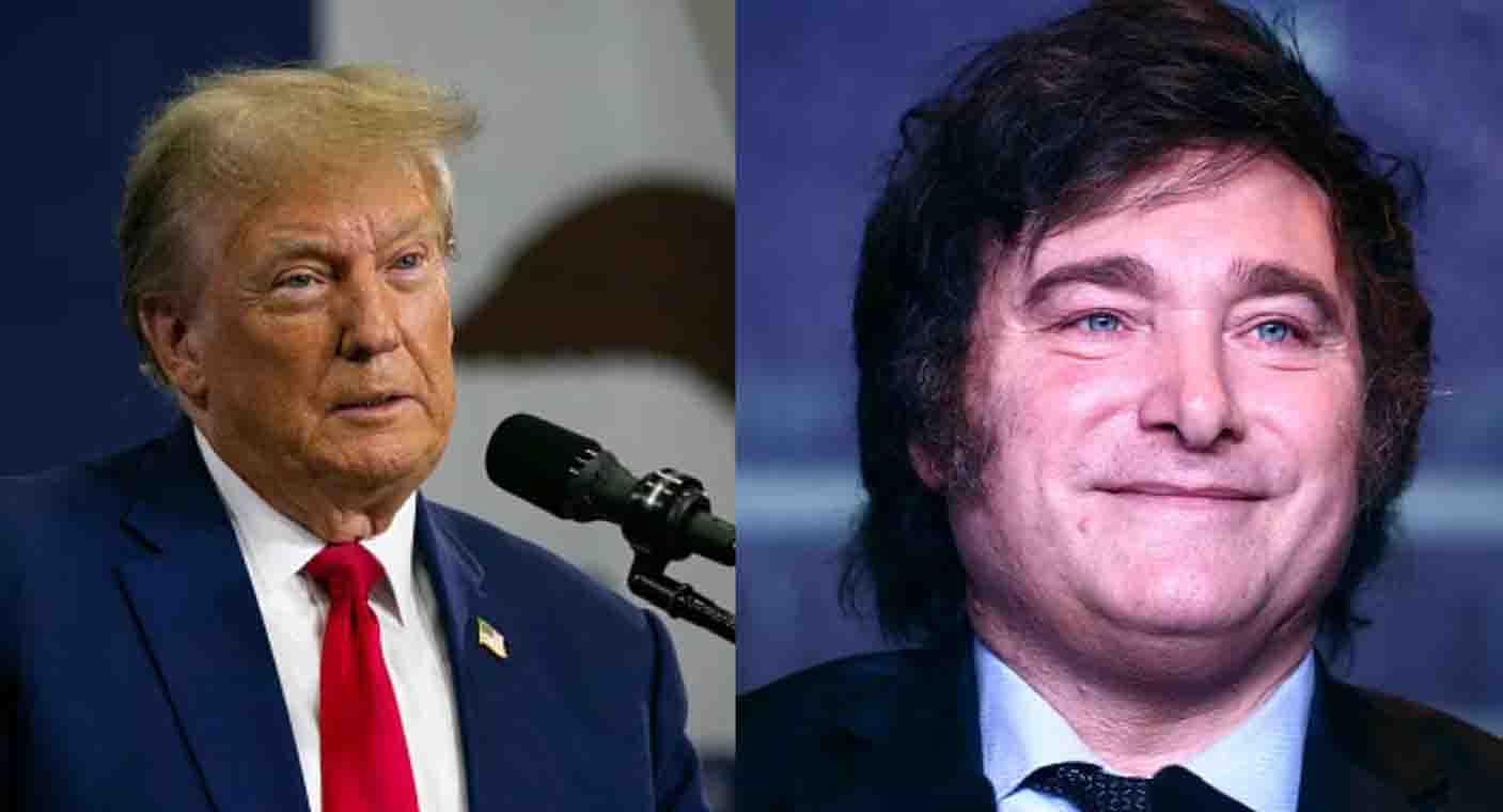 Donald Trump promete a Javier Milei que visitará Argentina