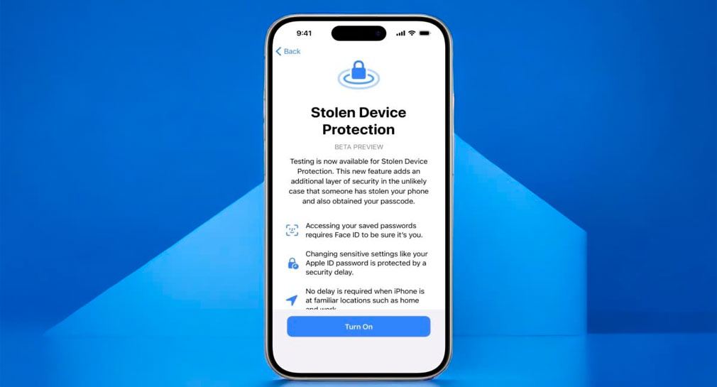 Apple lanza sistema de protección contra dispositivos robados