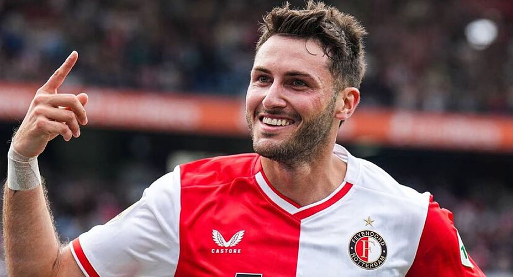 Nombra Eredivisie a Santiago Giménez como el mejor jugador de la liga en 2023