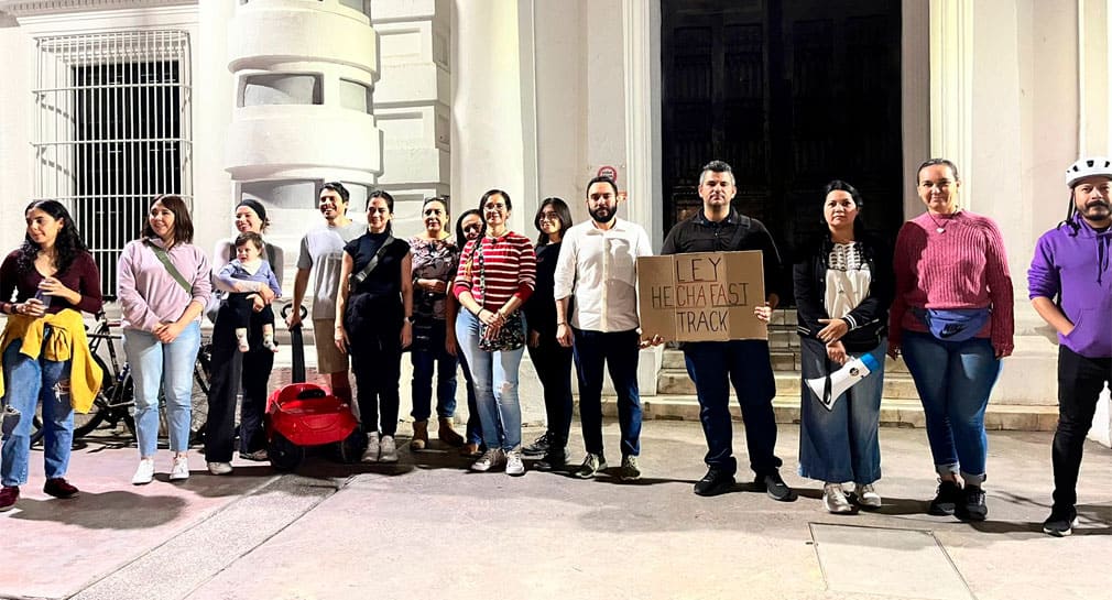 Ley de Movilidad debe servir para salvar vidas, exigen colectivos durante marcha en Hermosillo se escuche a ciudadanos ante votación de Congreso este viernes
