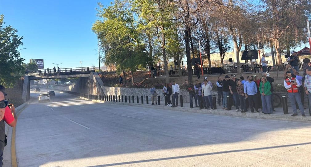 Reabren puente a desnivel del bulevar Luis Encinas de Hermosillo, tras 10 meses de trabajo e inversión de 64 mdp