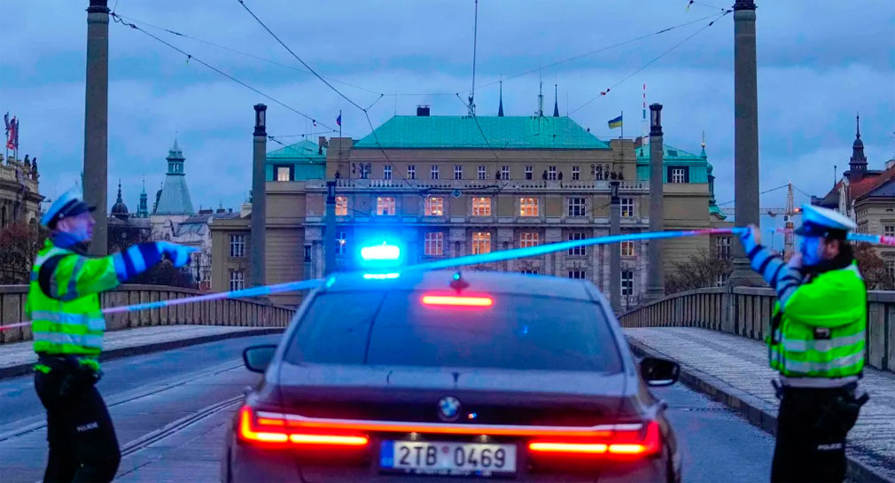 Tiroteo en zona universitaria de Praga deja 10 muertos, entre ellos el atacante