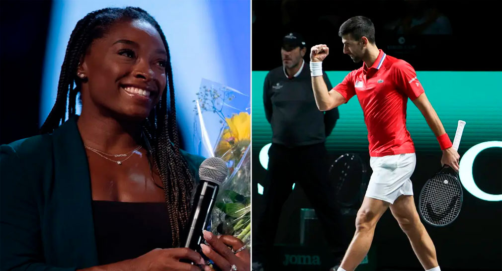 Novak Djokovic y Simone Biles son los atletas del año 2023 para revista L’Équipe