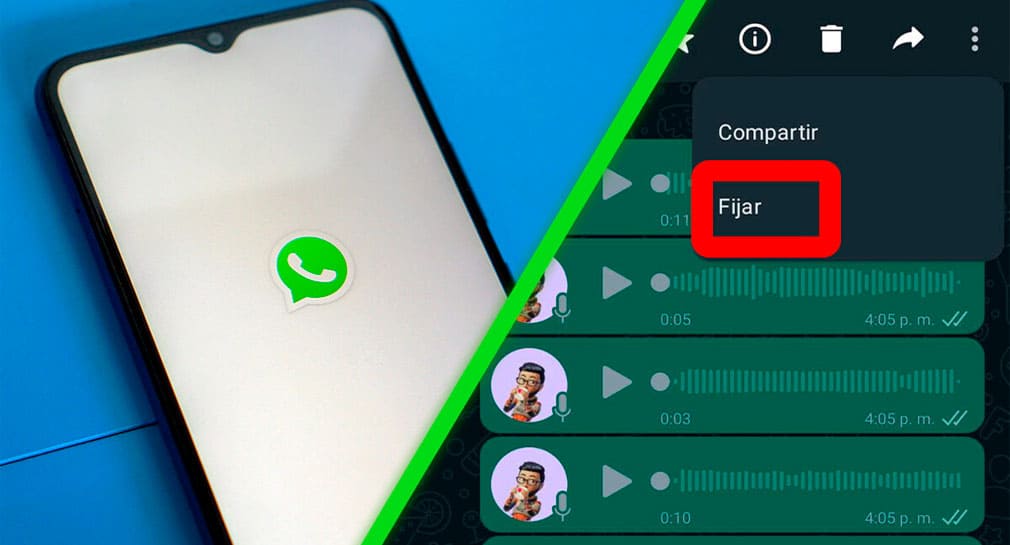 WhatsApp ya permite fijar mensajes en chats individuales y grupales