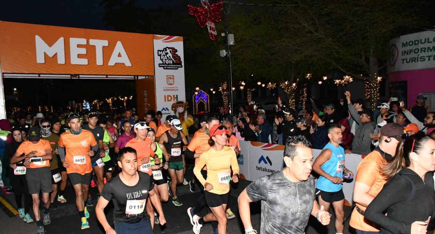Con participantes de Sonora, Kenya, EEUU y Panamá, Ayuntamiento realiza su 7ma edición del Gran Maratón de Hermosillo