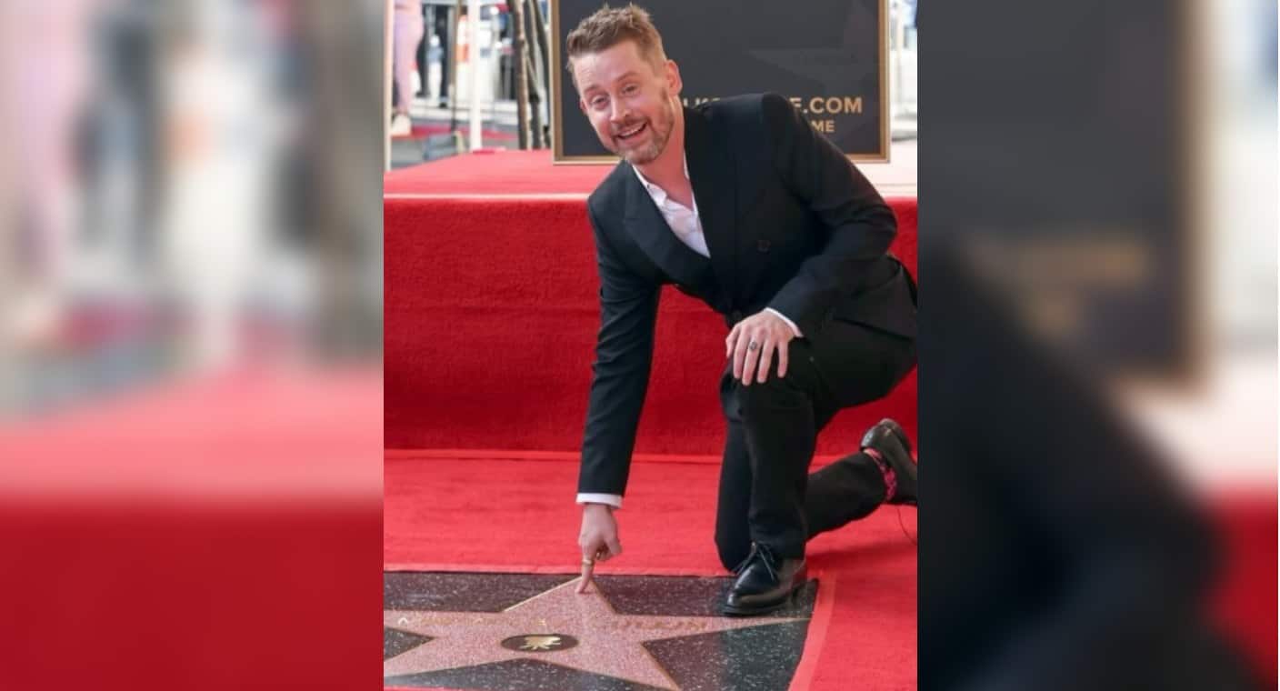 Macaulay Culkin recibe una estrella en el Paseo de la Fama de Hollywood