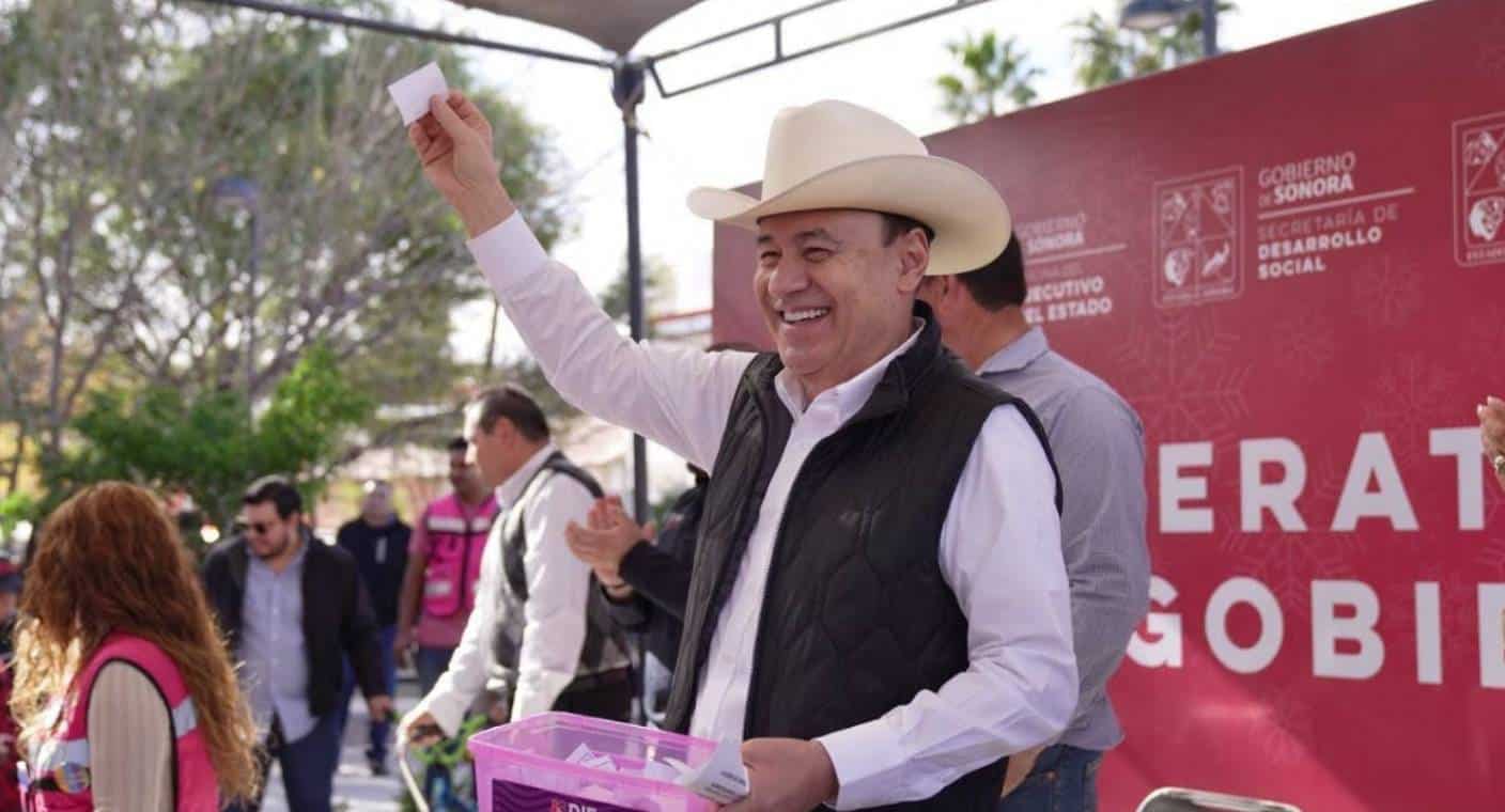 Gobernador Durazo beneficia a familias vulnerables de Sonora con Operativos Navideños