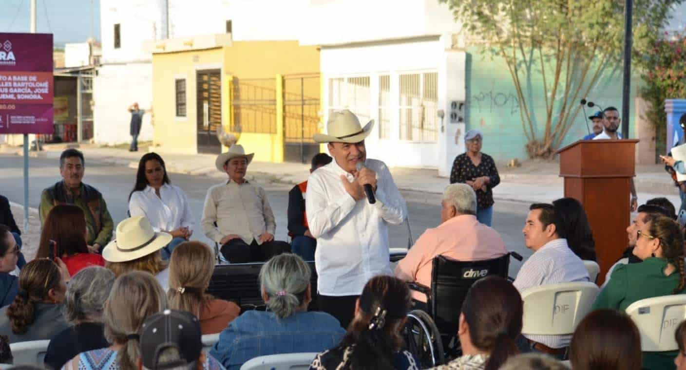 Beneficia gobernador Durazo a habitantes del sur de Sonora con obras de infraestructura por más de 118 mdp